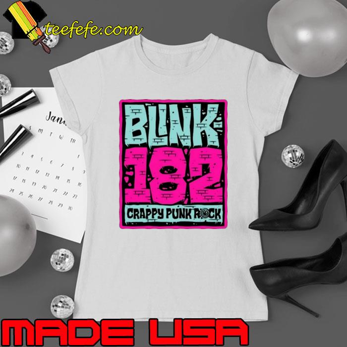 Blink 182 Wall Crappy Punk Rock Shirt