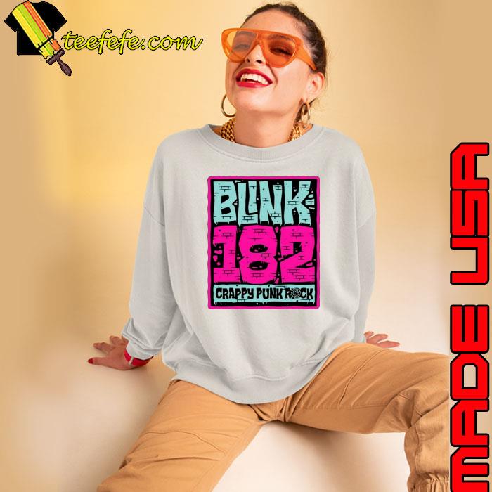 Blink 182 Wall Crappy Punk Rock Shirt Sweatshirt Blink 182 Wall Crappy Punk Rock Shirt Sweatshirt