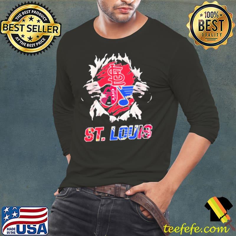 Blood inside me St Louis football logo s Long Sleeve Tee Blood inside me St Louis football logo s Long Sleeve Tee