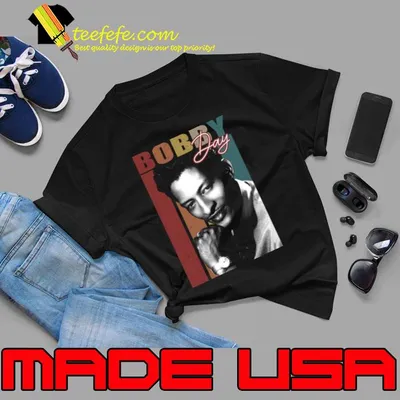 Bobby Day Day's Jukebox Jams Nostalgic Vibes Vintage T-Shirt