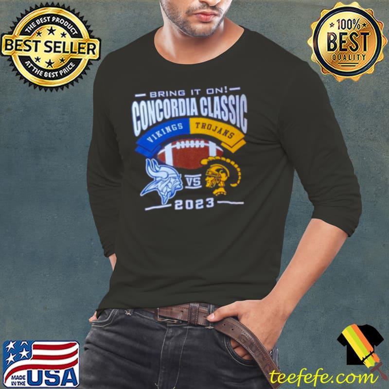 Bring It On Viking Vs Trojans 2023 Concordia Classic Shirt Long Sleeve Tee Bring It On Viking Vs Trojans 2023 Concordia Classic Shirt Long Sleeve Tee