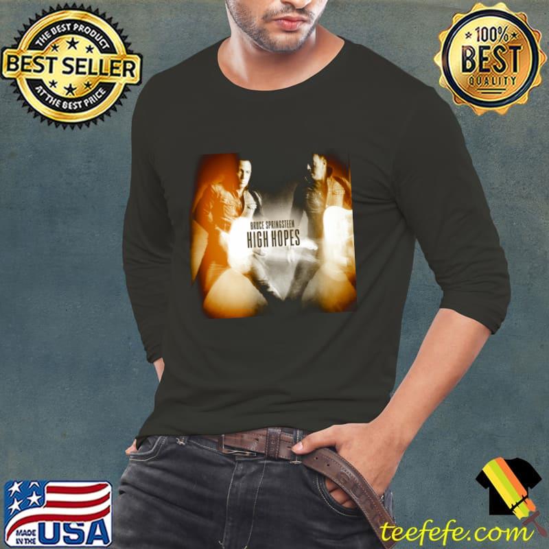 Bruce's E Street High Hopes American pop rock Band Tour T-Shirt Long Sleeve Tee Bruce's E Street High Hopes American pop rock Band Tour T-Shirt Long Sleeve Tee