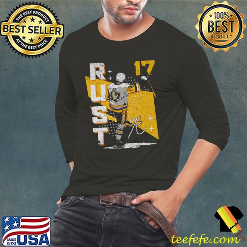 Bryan Rust Pittsburgh Signature American professional ice hockey right winger T-Shirt Bryan Rust Pittsburgh Signature American professional ice hockey right winger T-Shirt