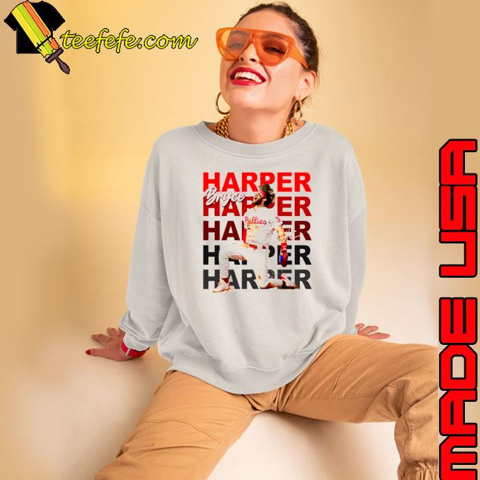 Bryce Harper Phillies fans signature shirt