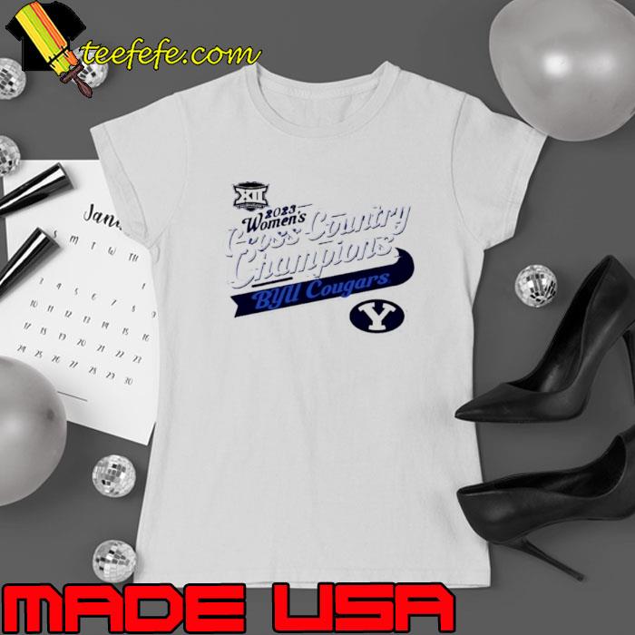 Byu Cougars 2023 Big 12 Women’s Cross Country Champions s Ladies tee Byu Cougars 2023 Big 12 Women’s Cross Country Champions s Ladies tee