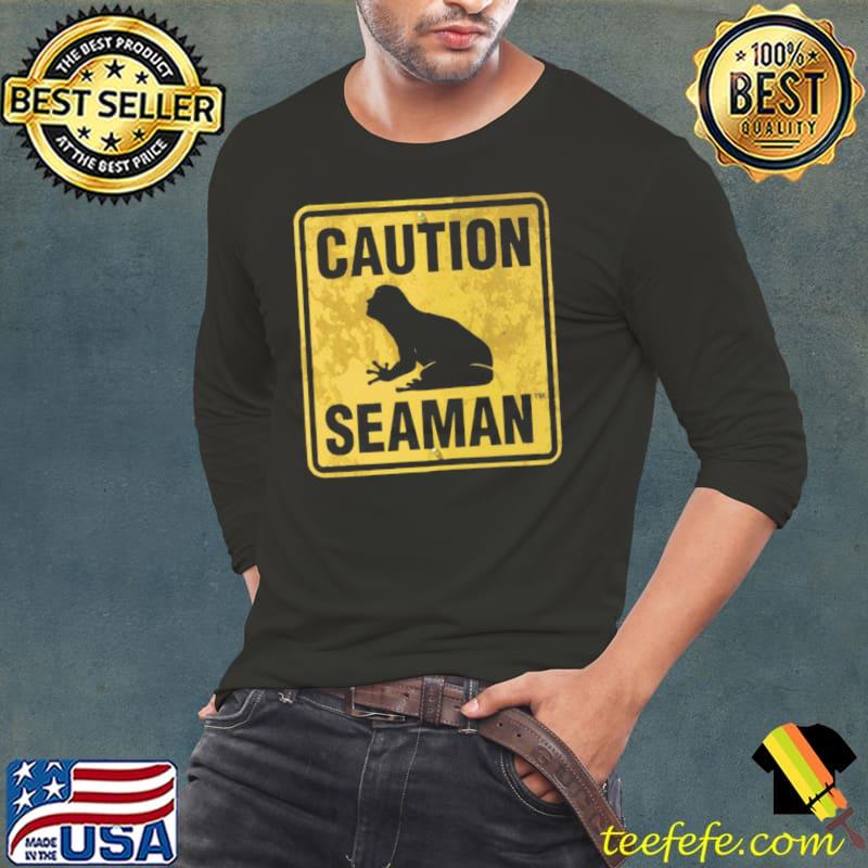 Caution Seaman Shenmue Shirt Long Sleeve Tee Caution Seaman Shenmue Shirt Long Sleeve Tee