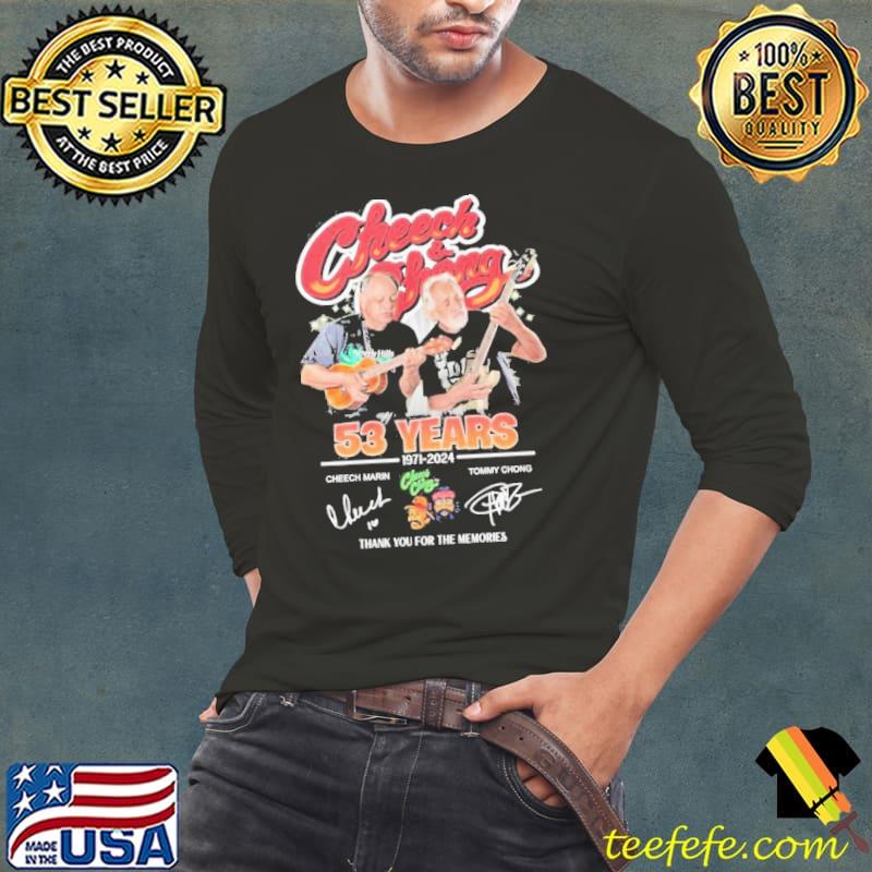 Cheeck and chong 53 years thank you for the memories signatures s Long Sleeve Tee Cheeck and chong 53 years thank you for the memories signatures s Long Sleeve Tee
