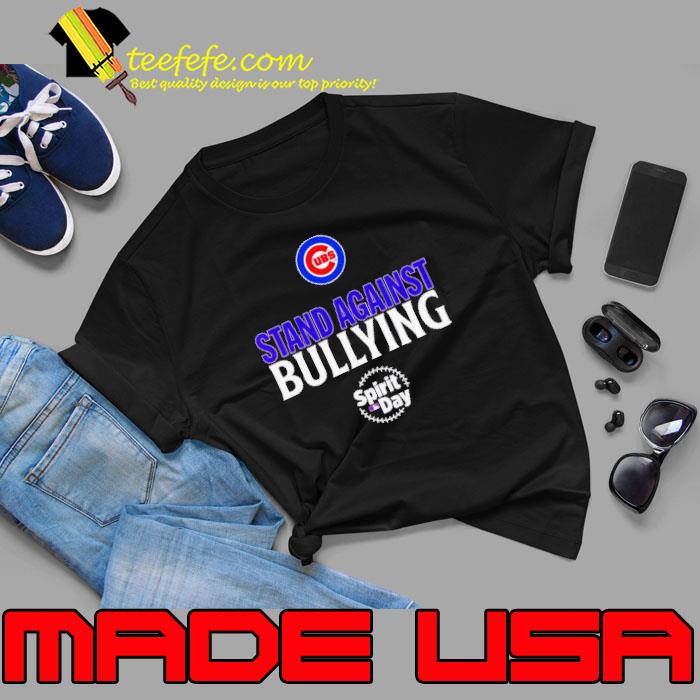 Chicago Cubs Spirit day stand against bullying shirt