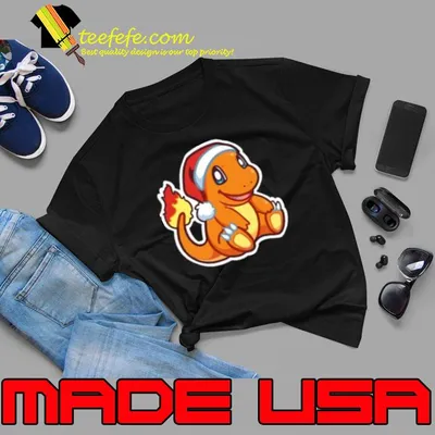 Christmas Baby Fire Lizard Pokemon shirt