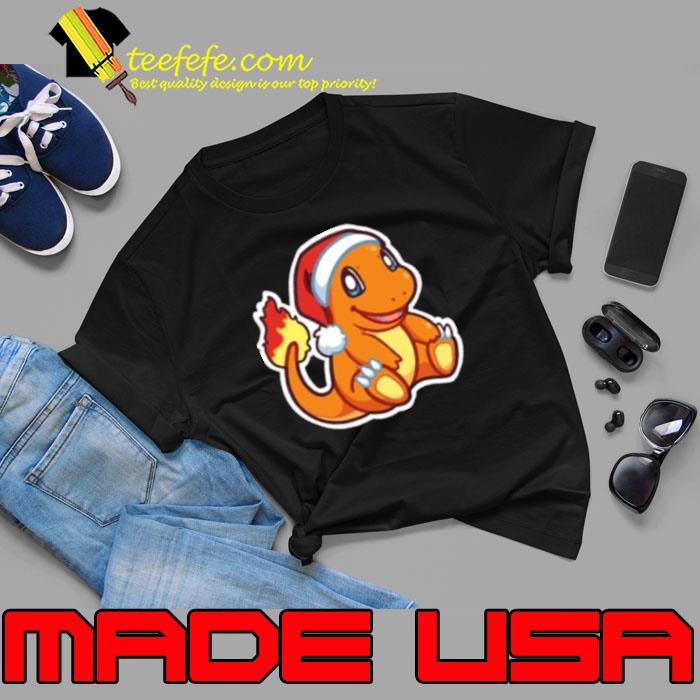 Christmas Baby Fire Lizard Pokemon shirt