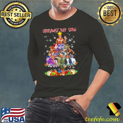 Christmas Rap Songs Tree Shirt