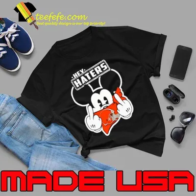 Cleveland Browns Mickey Mouse Fuck Hey Haters Shirt