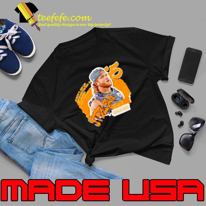 Cole Holcomb Football Paper Poster Steelers shirt