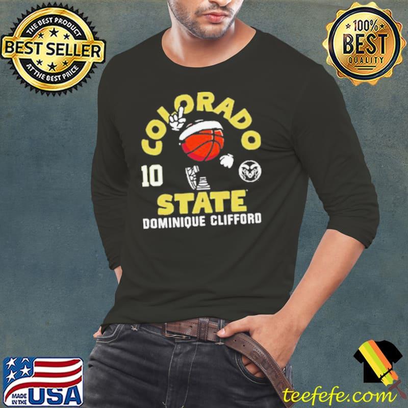Colorado State Rams Dominique Clifford 2023 NCAA Men’s Basketball Shirt Long Sleeve Tee Colorado State Rams Dominique Clifford 2023 NCAA Men’s Basketball Shirt Long Sleeve Tee