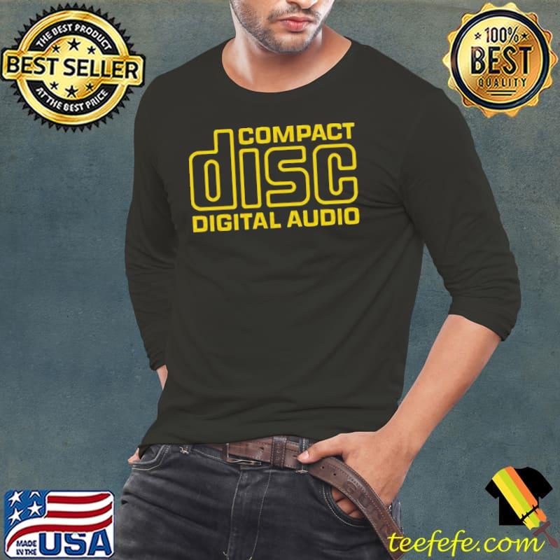 Compact Disc Digital Audio Shirt Long Sleeve Tee Compact Disc Digital Audio Shirt Long Sleeve Tee