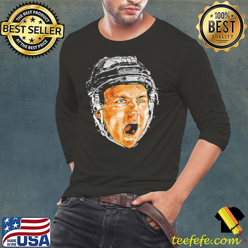 Connor Bedard Chicago Scream s Long Sleeve Tee Connor Bedard Chicago Scream s Long Sleeve Tee