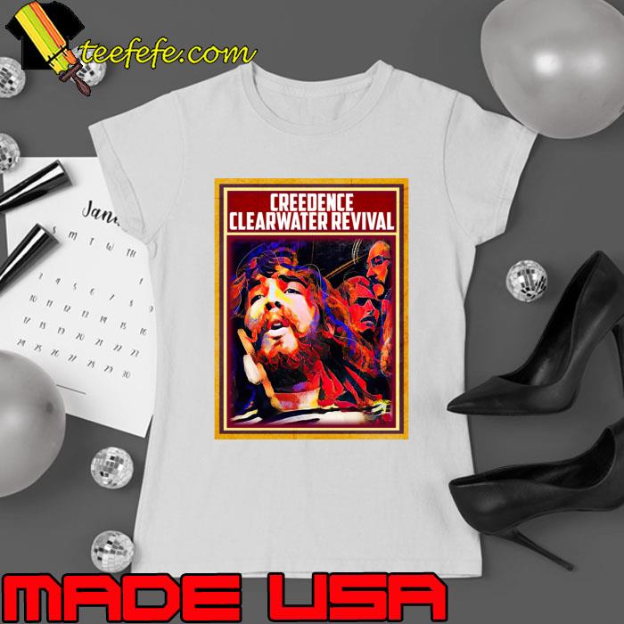 Creedence Clear Water Revival Rockin' the Bayou CCR Fan Favorites T-Shirt Ladies tee Creedence Clear Water Revival Rockin' the Bayou CCR Fan Favorites T-Shirt Ladies tee