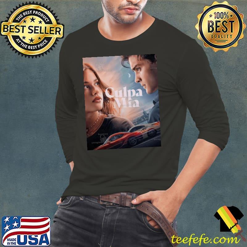 Culpa Mia Movie Romance Poster Shirt Long Sleeve Tee Culpa Mia Movie Romance Poster Shirt Long Sleeve Tee