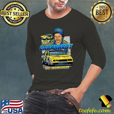 Dale Earnhardt The Intimidator 80s Retro nascar Champion T-Shirt
