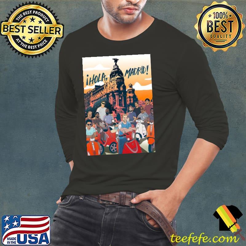 Dallas Mavericks Mavs In Madrid Official s Long Sleeve Tee Dallas Mavericks Mavs In Madrid Official s Long Sleeve Tee