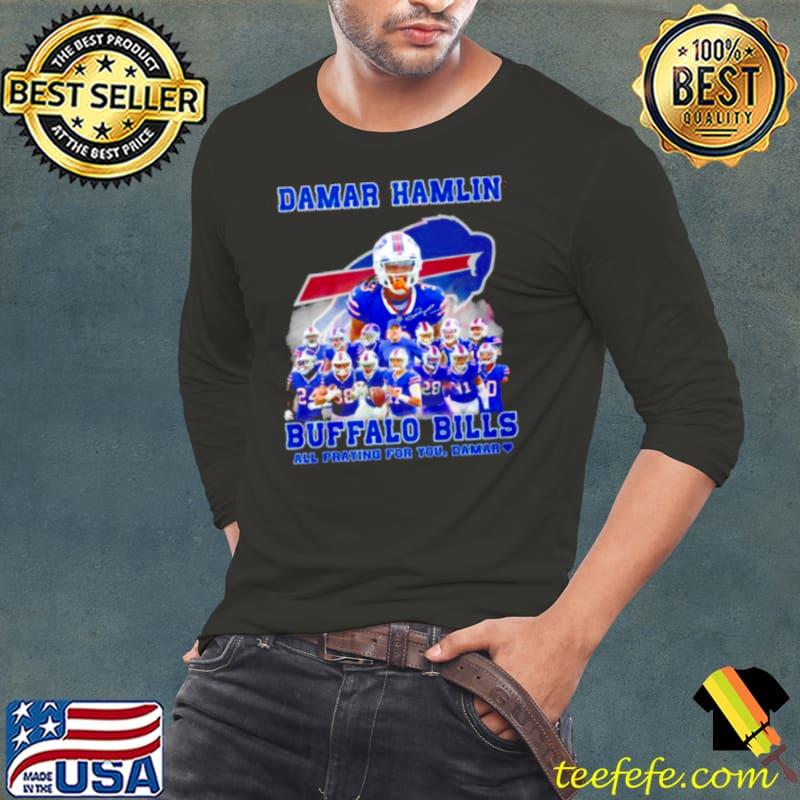 Damar Hamlin Buffalo Bills All Praying For You Damar Signature Shirt