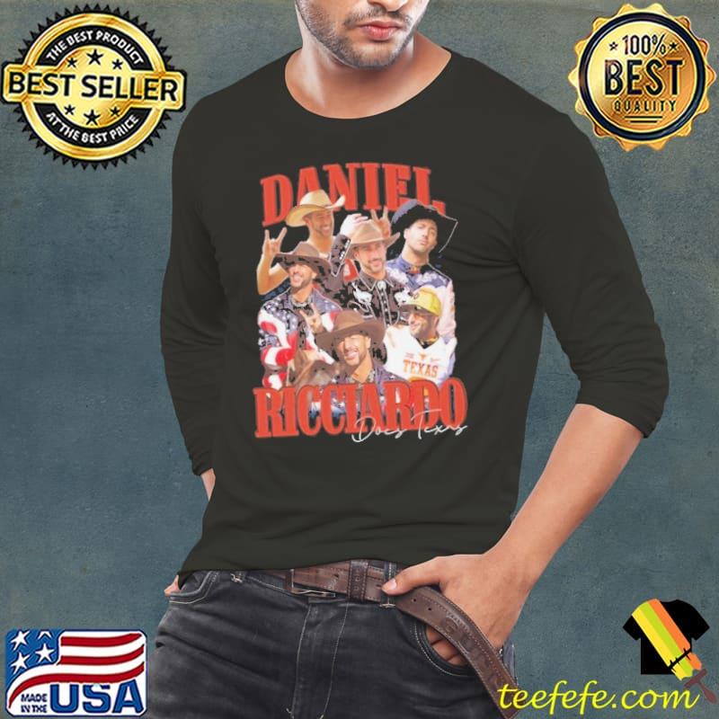 DANIEL RICCIARDO TEXAS Formula 1 t s Long Sleeve Tee DANIEL RICCIARDO TEXAS Formula 1 t s Long Sleeve Tee