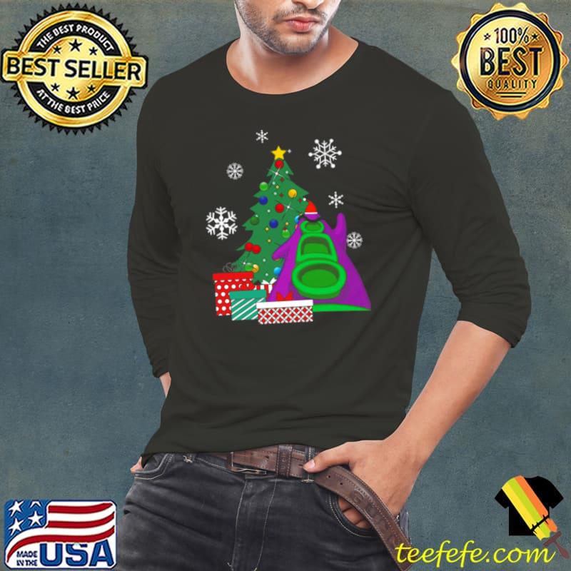 Day Of The Tentacle Around The Christmas Tree s Long Sleeve Tee Day Of The Tentacle Around The Christmas Tree s Long Sleeve Tee