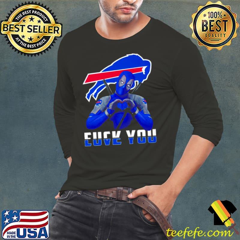 Deadpool Buffalo Bills love you s Long Sleeve Tee Deadpool Buffalo Bills love you s Long Sleeve Tee