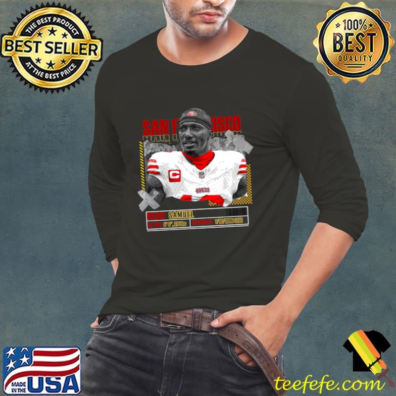 Deebo Samuel American football wide receiver for SF 49ers T-Shirt Long Sleeve Tee Deebo Samuel American football wide receiver for SF 49ers T-Shirt Long Sleeve Tee