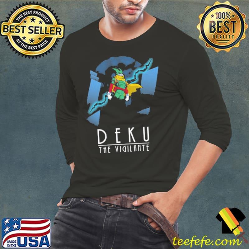 Deku The Vigilante Shirt Long Sleeve Tee Deku The Vigilante Shirt Long Sleeve Tee