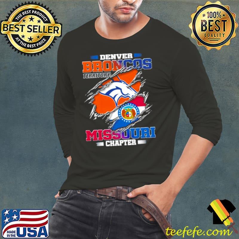 Denver Broncos Territory Missouri Chapter Shirt Long Sleeve Tee Denver Broncos Territory Missouri Chapter Shirt Long Sleeve Tee