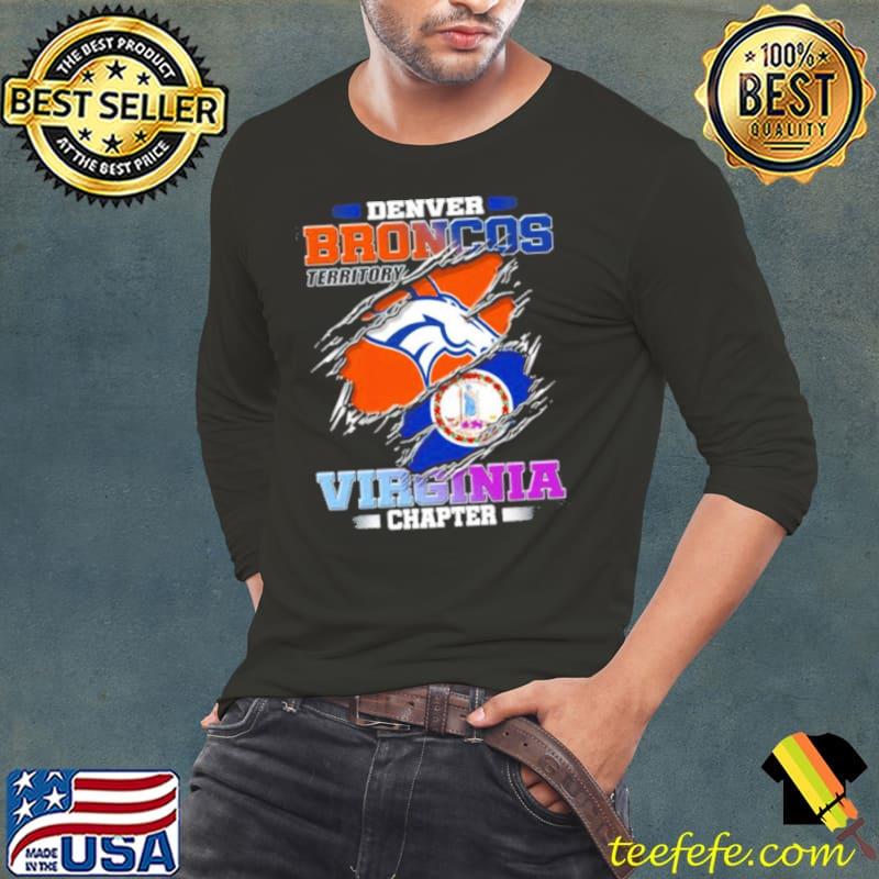 Denver Broncos Territory Virginia Chapter Shirt Long Sleeve Tee Denver Broncos Territory Virginia Chapter Shirt Long Sleeve Tee