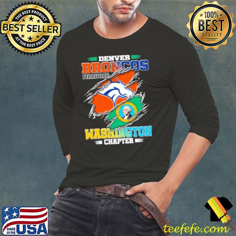 Denver Broncos Territory Washington Chapter Shirt Long Sleeve Tee Denver Broncos Territory Washington Chapter Shirt Long Sleeve Tee