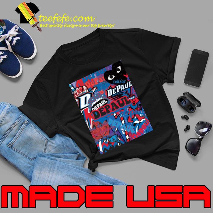 Depaul Collage Graphic shirt Depaul Collage Graphic shirt