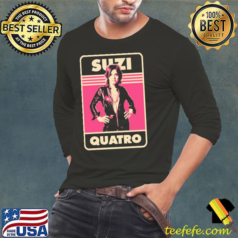 Devil Gate Drive Suzi Quatro Shirt Long Sleeve Tee Devil Gate Drive Suzi Quatro Shirt Long Sleeve Tee