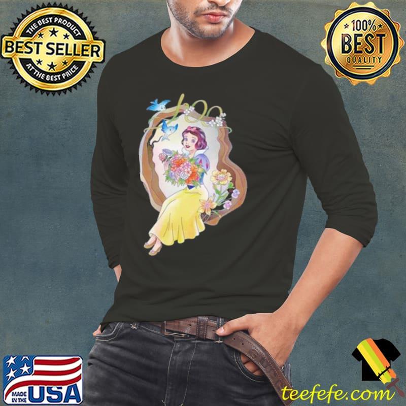 Disney 100 Snow White And The Seven Dwarfs Flowers s Long Sleeve Tee Disney 100 Snow White And The Seven Dwarfs Flowers s Long Sleeve Tee