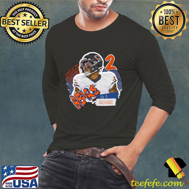 DJ Moore an American football wide receiver Bears T-Shirt, hoodie, sweater,  long sleeve and tank top