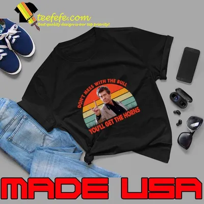 Don't Mess With The Bull Youll Get The Horns Vintage Breakfast Club T-Shirt
