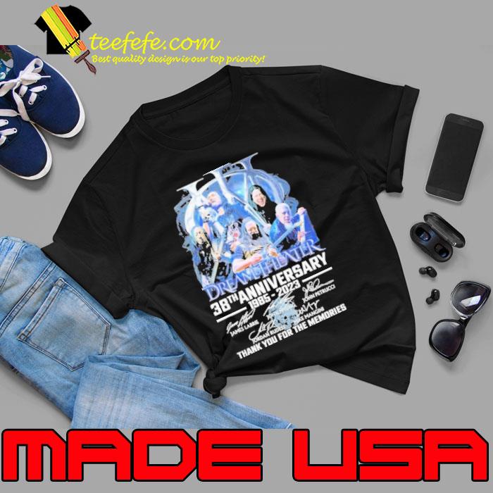 dream theater 38th anniversary 1985-2023 thank you for the memories shirt