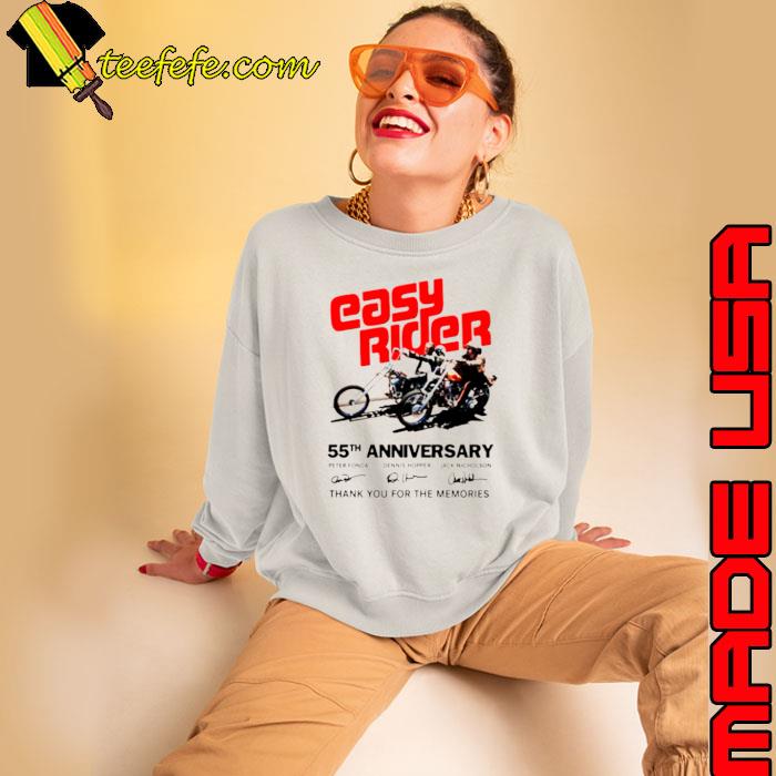 Easy Rider 55th Anniversary thank you for the memories s Sweatshirt Easy Rider 55th Anniversary thank you for the memories s Sweatshirt