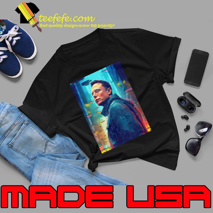 Elon Musk Cyberpunk Art founder chaiman ceo and chief technology T-Shirt Elon Musk Cyberpunk Art founder chaiman ceo and chief technology T-Shirt
