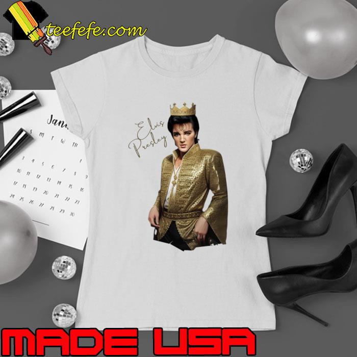 Elvis Presley singer and actor The King of Rock n Roll T-Shirt Ladies tee Elvis Presley singer and actor The King of Rock n Roll T-Shirt Ladies tee