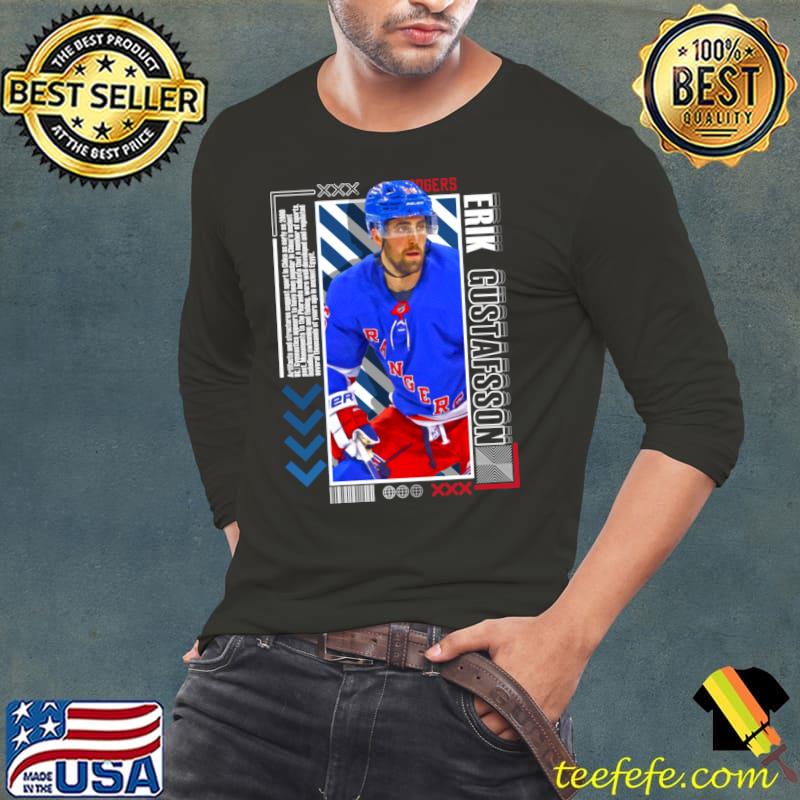 Erik Gustafsson professional ice hockey defenceman For Rangers T-Shirt Erik Gustafsson professional ice hockey defenceman For Rangers T-Shirt