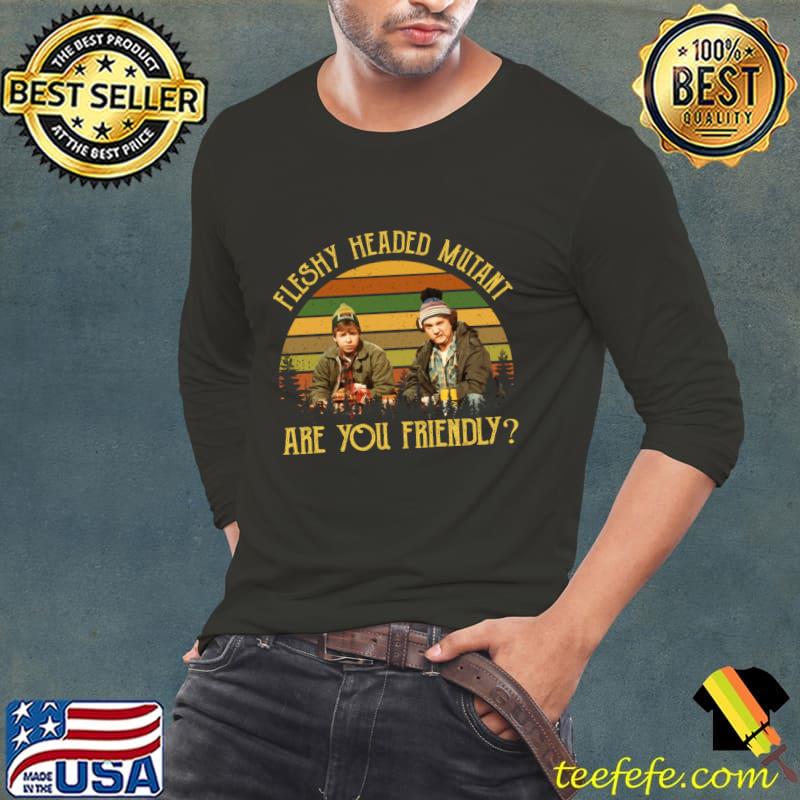 Fleshy Headed Mutant Are You Friendly Vintage Bob And Doug Mckenzie tv show T-Shirt Long Sleeve Tee Fleshy Headed Mutant Are You Friendly Vintage Bob And Doug Mckenzie tv show T-Shirt Long Sleeve Tee