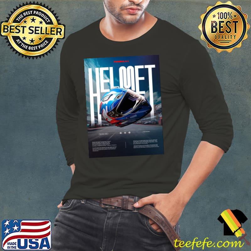 Formula 1 Helmet F1 New Vision 2023 Shirt Long Sleeve Tee Formula 1 Helmet F1 New Vision 2023 Shirt Long Sleeve Tee