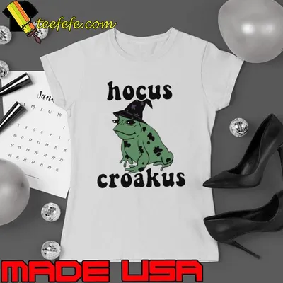 Frog Hocus Croakus Halloween shirt