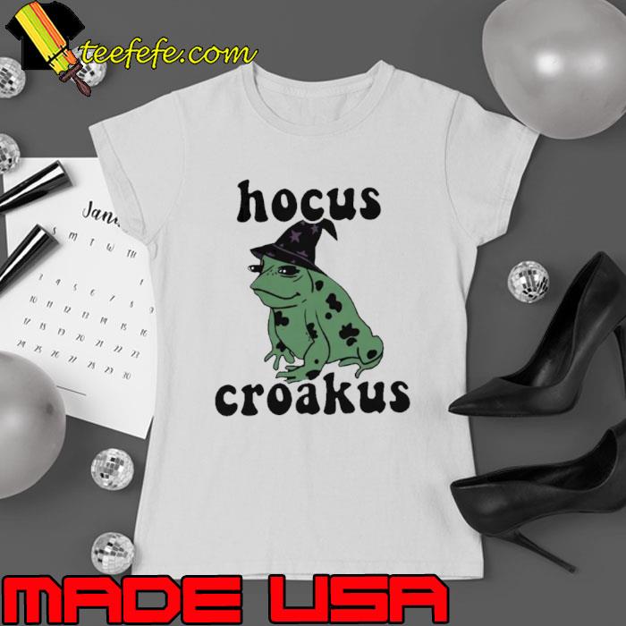 Frog Hocus Croakus Halloween shirt
