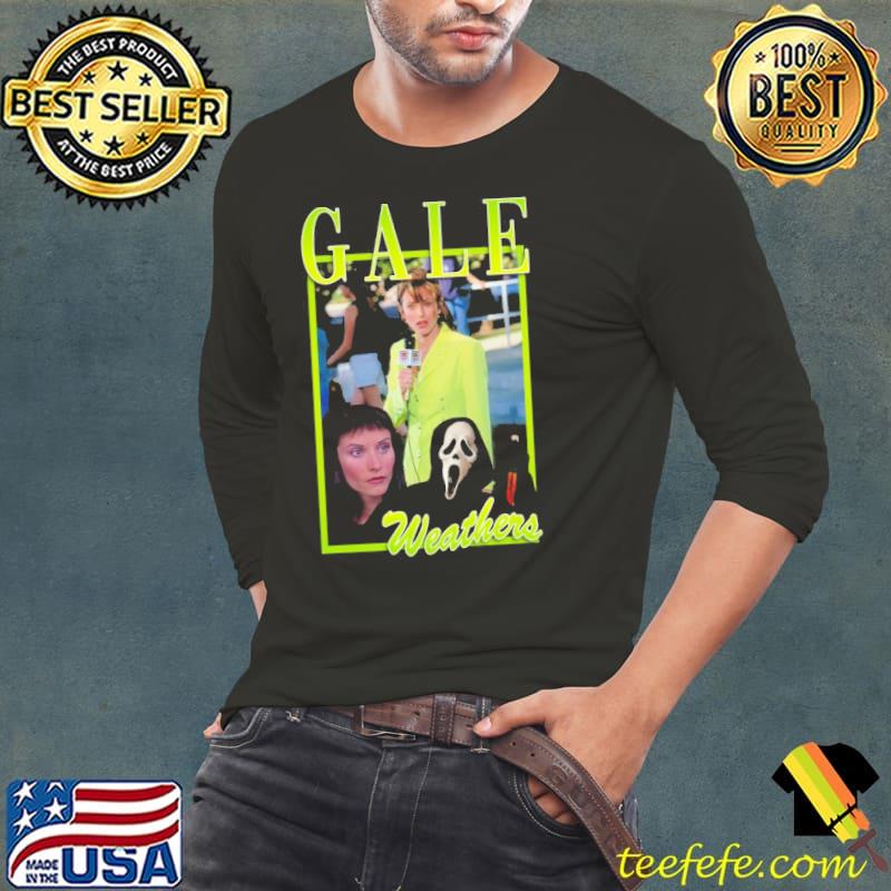 Gale Weathers Scream Lime Green Tribute Shirt Long Sleeve Tee Gale Weathers Scream Lime Green Tribute Shirt Long Sleeve Tee