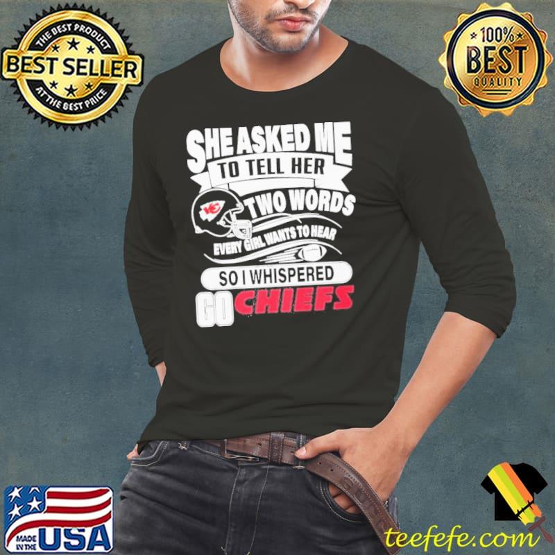 Go Kansas City Chiefs s Long Sleeve Tee Go Kansas City Chiefs s Long Sleeve Tee