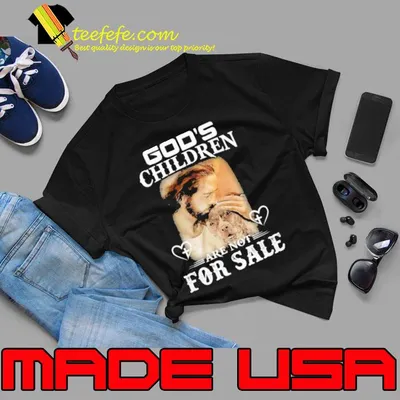 God's children are not for sale Jesus and dog shirt